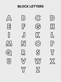 Block Font Mini Custom Hair Brush - Block Font Red -Baublebar 06 afb9de79 7a36 402a 979e 4f8d1480bc6b