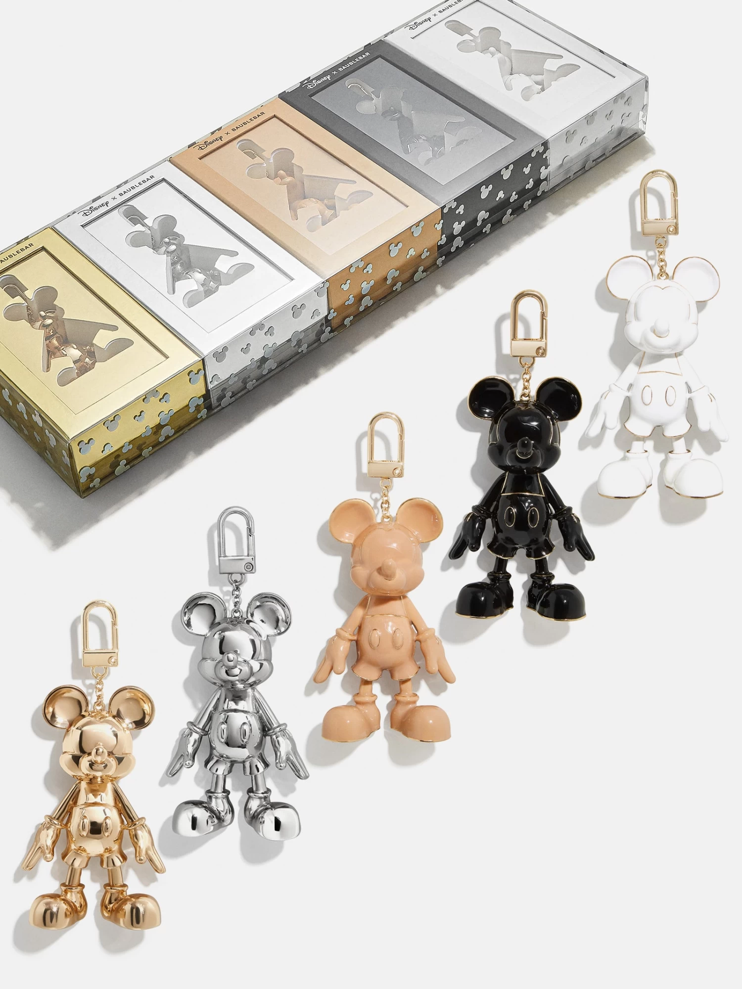 Disney Bag Charm Set - Brown 3 Disney Bag Charm Set - Brown