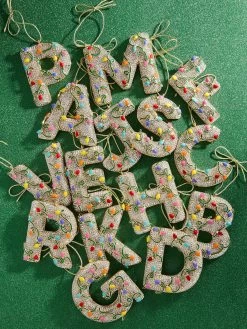 Let It Glow Initial Ornament - Let It Glow Initial