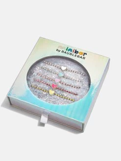 Sweetheart Kids' Pisa Bracelet Set - Sweethearts 9 Sweetheart Kids' Pisa Bracelet Set - Sweethearts -Baublebar 100966 G 02