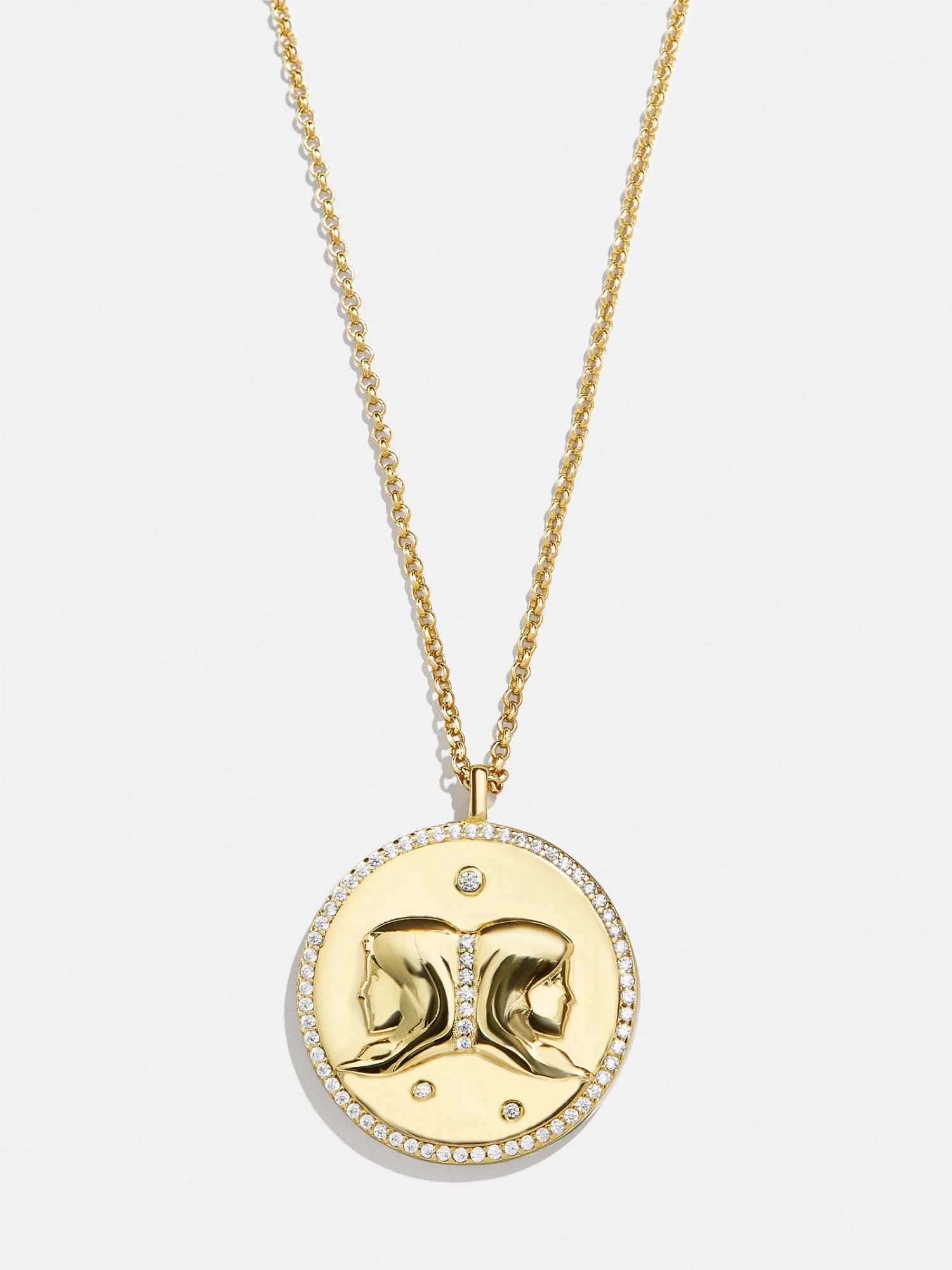 Zodiac 18K Gold Medallion Necklace 15 Zodiac 18K Gold Medallion Necklace - Image 13