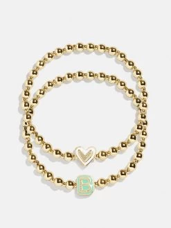 Initial & Heart Kids' Pisa Bracelet Set - Initial & Heart -Baublebar 103065 Group B