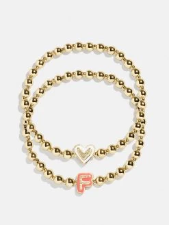 Initial & Heart Kids' Pisa Bracelet Set - Initial & Heart -Baublebar 103065 Group F
