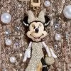Minnie Mouse Disney Bag Charm - Black Tie