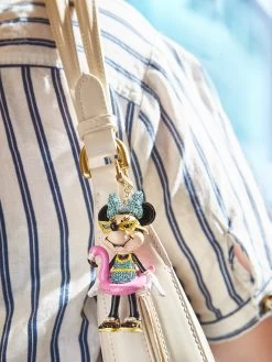 Minnie Mouse Disney Bag Charm - Pool Party -Baublebar 103097 m