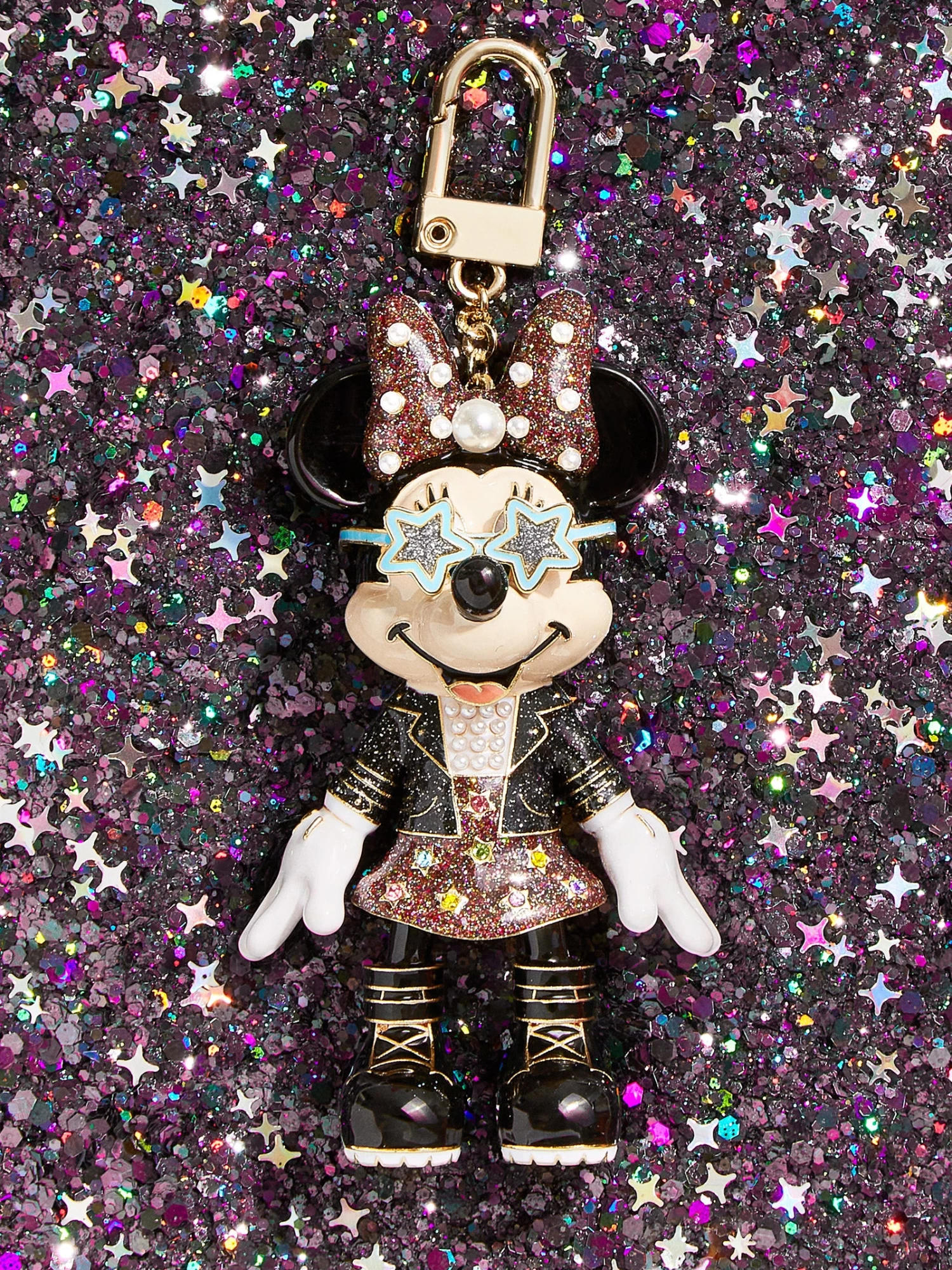 Minnie Mouse Disney Bag Charm - Rock 'n Roll 3 Minnie Mouse Disney Bag Charm - Rock 'n Roll