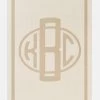 Monogram Custom Blanket - Natural / Beige -Baublebar 103167 G 01