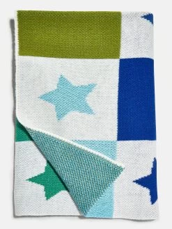 Takes A Village Kids' Custom Blanket - Blue / Green -Baublebar 103176 G 02
