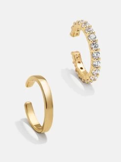 Leidy 18K Gold Ear Cuff - Gold -Baublebar 103508 103565 94694995 af3a 4204 b502 95e6e141ce77