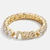 14K Gold Custom Script Ring - Gold/Pavé 1 14K Gold Custom Script Ring - Gold/Pavé -Baublebar 103580 G 01