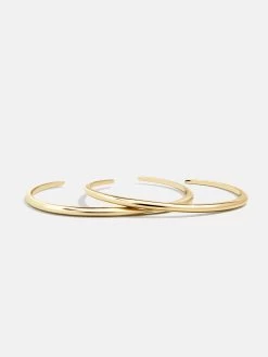 Meredith Cuff Bracelet Set - Gold -Baublebar 103834 G 02