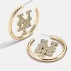 MLB Gold Logo Hoops - New York Mets -Baublebar 104386 G 01