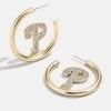 MLB Gold Logo Hoops - Philadelphia Phillies -Baublebar 104390 G 01
