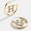 MLB Gold Logo Hoops - Houston Astros -Baublebar 104392 G 01