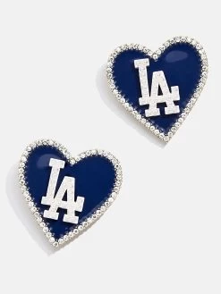 MLB Statement Stud Earrings - Los Angeles Dodgers