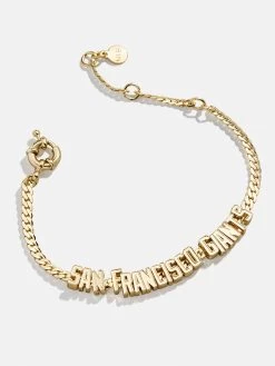 MLB Gold Curb Chain Bracelet - San Francisco Giants -Baublebar 104419 G 02 2cbc5c43 71d6 416f b8bd dfc61e7347e0