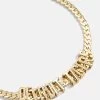 MLB Gold Curb Chain Bracelet - Detroit Tigers