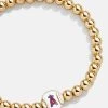 MLB Gold Pisa Bracelet - Los Angeles Angels 1 MLB Gold Pisa Bracelet - Los Angeles Angels -Baublebar 104449 G 01