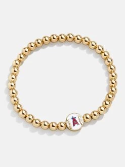 MLB Gold Pisa Bracelet - Los Angeles Angels -Baublebar 104449 G 02