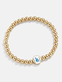 MLB Gold Pisa Bracelet - Los Angeles Dodgers -Baublebar 104472 G 02