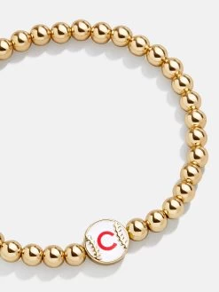 MLB Gold Pisa Bracelet - Chicago Cubs