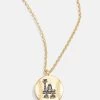 MLB Gold Baseball Charm Necklace - Los Angeles Dodgers -Baublebar 104479 G 01