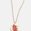 MLB Gold Baseball Charm Necklace - St. Louis Cardinals -Baublebar 104481 G 01