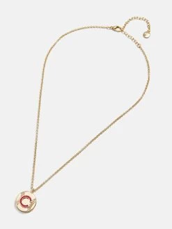 MLB Gold Baseball Charm Necklace - Chicago Cubs -Baublebar 104483 G 02