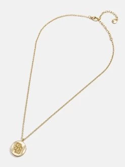 MLB Gold Baseball Charm Necklace - San Diego Padres 7 MLB Gold Baseball Charm Necklace - San Diego Padres -Baublebar 104486 G 02