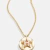 MLB Gold Baseball Charm Necklace - Houston Astros -Baublebar 104487 G 01