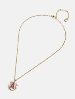 MLB Gold Baseball Charm Necklace - Los Angeles Angels -Baublebar 104489 G 02