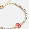 MLB Gold Tennis Bracelet - St. Louis Cardinals
