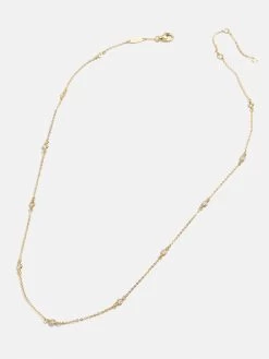 Yasmine 18K Gold Necklace - Clear/Gold 8 Yasmine 18K Gold Necklace - Clear/Gold -Baublebar 104892 G 02 51c64cc9 df4d 4ab7 bda1 856ecd9b2ec8