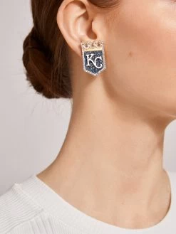 MLB Statement Stud Earrings - Kansas City Royals -Baublebar 105110 m