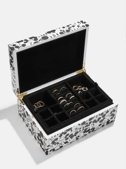 Mickey Mouse Disney Jewelry Lacquer Box - Black/White -Baublebar 105329 G 03
