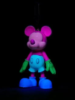 Mickey Mouse Disney Bag Charm - Glow In The Dark Multi Colorblock -Baublebar 105330 G 02