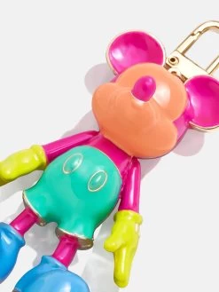Mickey Mouse Disney Bag Charm - Glow In The Dark Multi Colorblock -Baublebar 105330 G 03