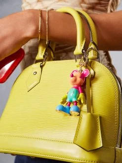 Mickey Mouse Disney Bag Charm - Glow In The Dark Multi Colorblock -Baublebar 105330 m