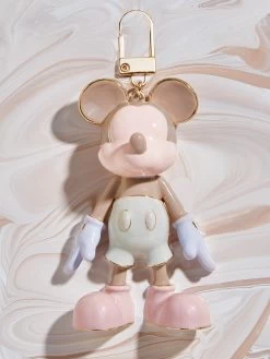 Mickey Mouse Disney Bag Charm - Neutral Colorblock