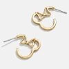 Minnie Mouse Disney Outline Earrings - Gold -Baublebar 105346 G 01