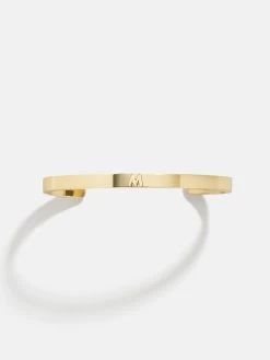 Initial Cuff Bracelet - Gold Letter 36 Initial Cuff Bracelet - Gold Letter -Baublebar 105622 G M