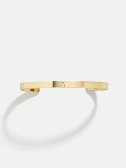 Initial Cuff Bracelet - Gold Letter 41 Initial Cuff Bracelet - Gold Letter -Baublebar 105622 G S