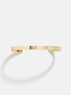 Initial Cuff Bracelet - Pavé Letter -Baublebar 105668 G F