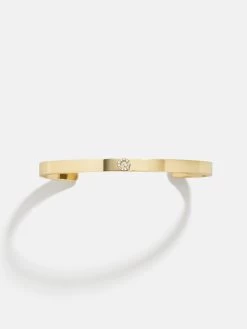 Initial Cuff Bracelet - Pavé Letter -Baublebar 105668 G G