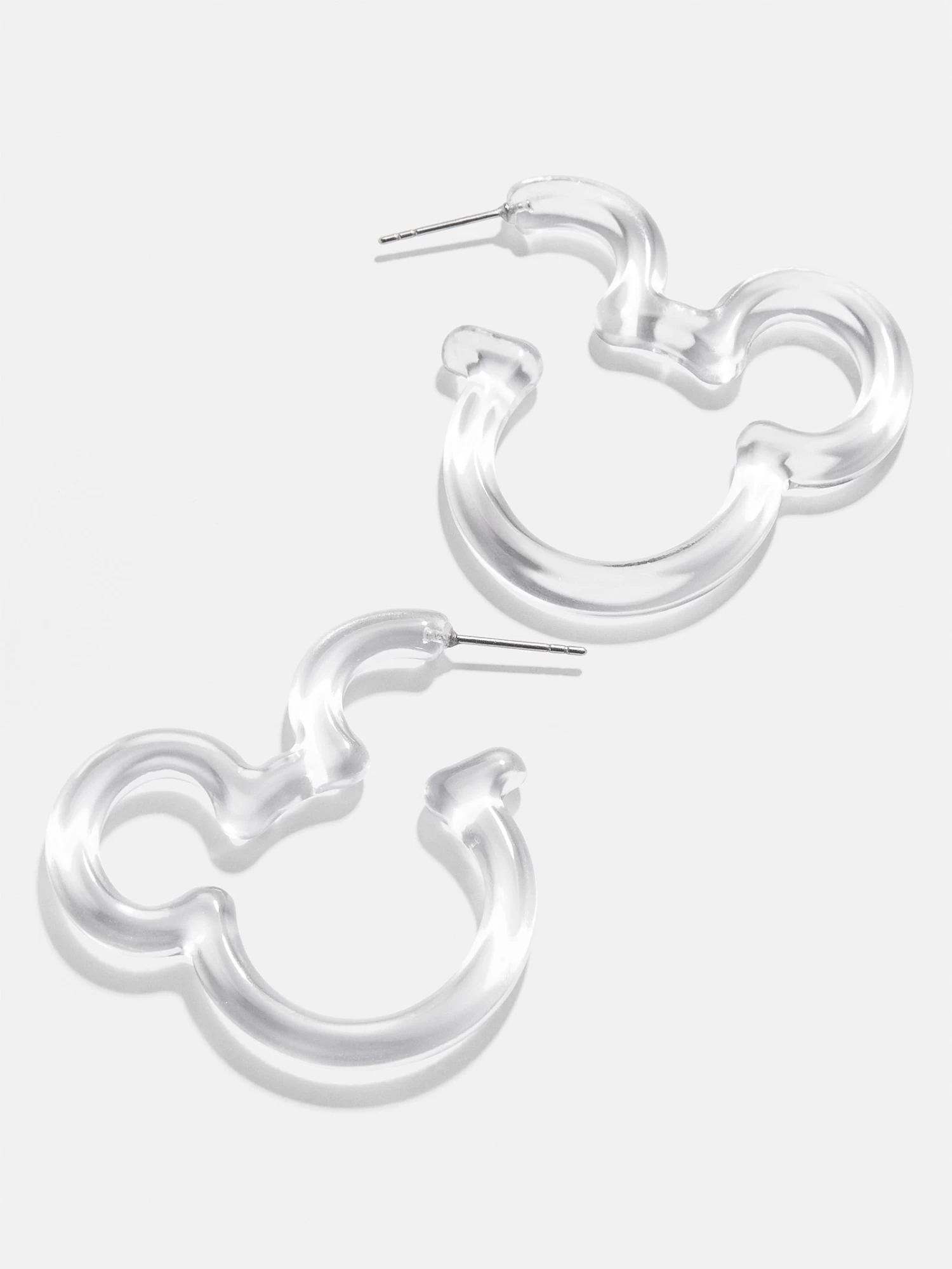 Mickey Mouse Disney Essential Hoop Earrings - Clear 3 Mickey Mouse Disney Essential Hoop Earrings - Clear