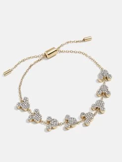 Mickey Mouse Disney Pavé Pull-Tie Bracelet -Baublebar 105920 G 02