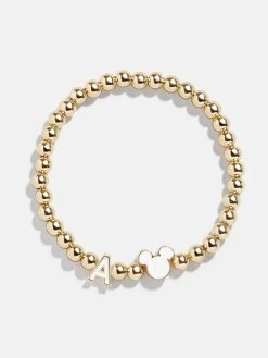 Mickey Mouse Disney Initial Pisa Bracelet - White 24 Mickey Mouse Disney Initial Pisa Bracelet - White -Baublebar 105930 G A