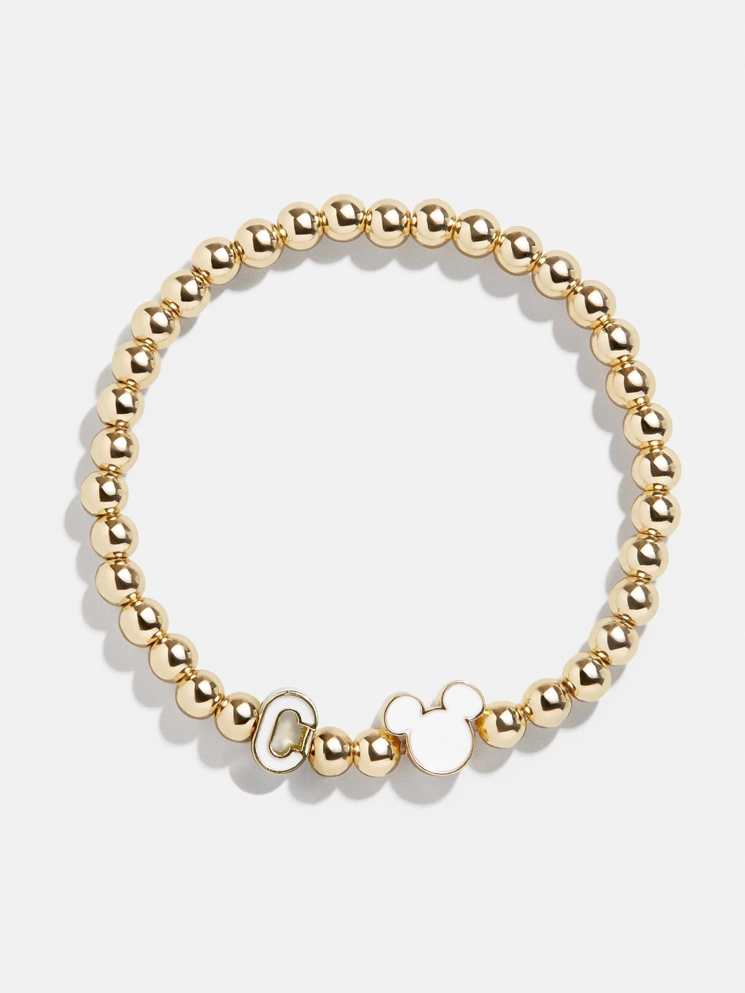 Mickey Mouse Disney Initial Pisa Bracelet - White 7 Mickey Mouse Disney Initial Pisa Bracelet - White - Image 5