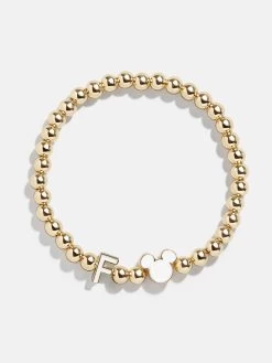Mickey Mouse Disney Initial Pisa Bracelet - White 29 Mickey Mouse Disney Initial Pisa Bracelet - White -Baublebar 105930 G F