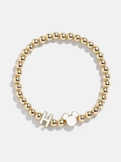 Mickey Mouse Disney Initial Pisa Bracelet - White 30 Mickey Mouse Disney Initial Pisa Bracelet - White -Baublebar 105930 G H
